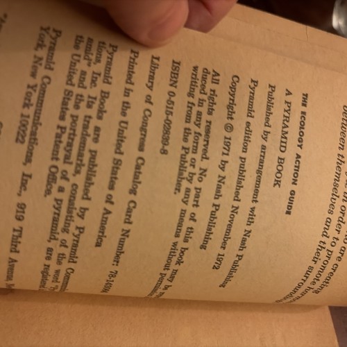 1971 The Ecology Action Guide by Alan Bock on - Bild 4 von 4