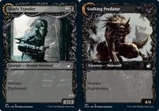  4x Shady Traveler // Stalking Predator - Showcase MID LP MTG