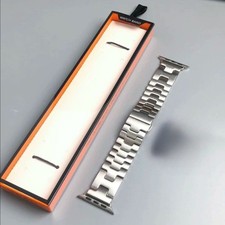 49mm 46mm 42mm Satin Grand H Watch Band Strap For Apple Watch Hermes Ultra S10