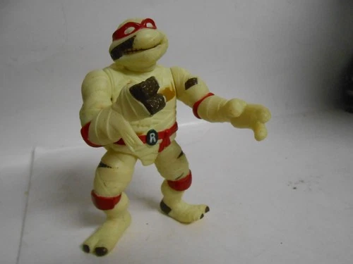 Vintage 1993 TMNT Universal Monsters Raph Raphael Mummy Figure glow in dark