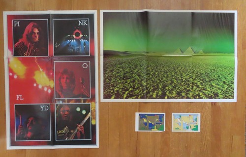 Original 1973 DARK SIDE OF THE MOON - PINK FLOYD Poster Aufkleber DAVID GILMOUR