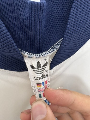 Adidas Vintage Trainingsjacke Blau Rot Weiß Gr.M 90s Retro - Bild 2 von 3