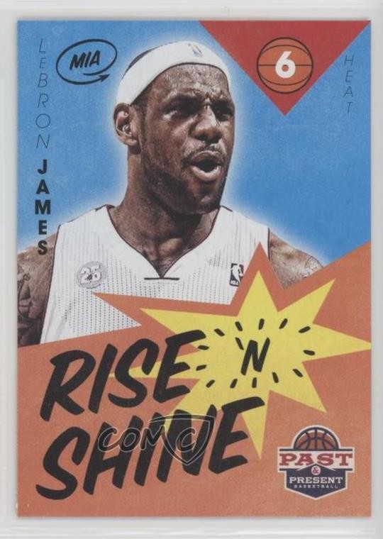 2012-13 Panini Past & Present Rise 'n Shine LeBron James #63