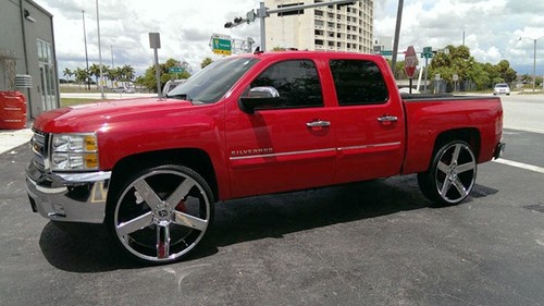 28x10 DUB Wheels S115 Baller Chrome Plated Rims 6x139.7 ET+31 (4pcs) - Picture 6 of 10