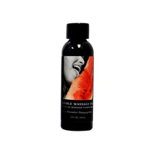 Earthly Body Edible Massage Lotion Watermelon 2 oz Tasting Body Oil