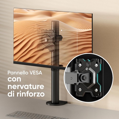 ONKRON Tischmonitorhalterung für 13-34", bis 8 kg, VESA 75x75/100x100... - Bild 3 von 9