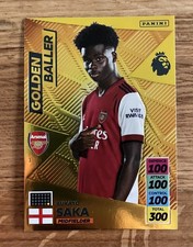Panini Adrenalyn XL Premier League 21/22 Bukayo Saka Golden Baller #1 Arsenal