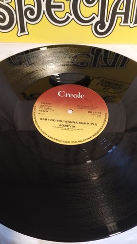 Boney M 'Baby Do You Wanna Bump' 12” Single Limited Edition Tested VG+/VG+ - Picture 4 of 9