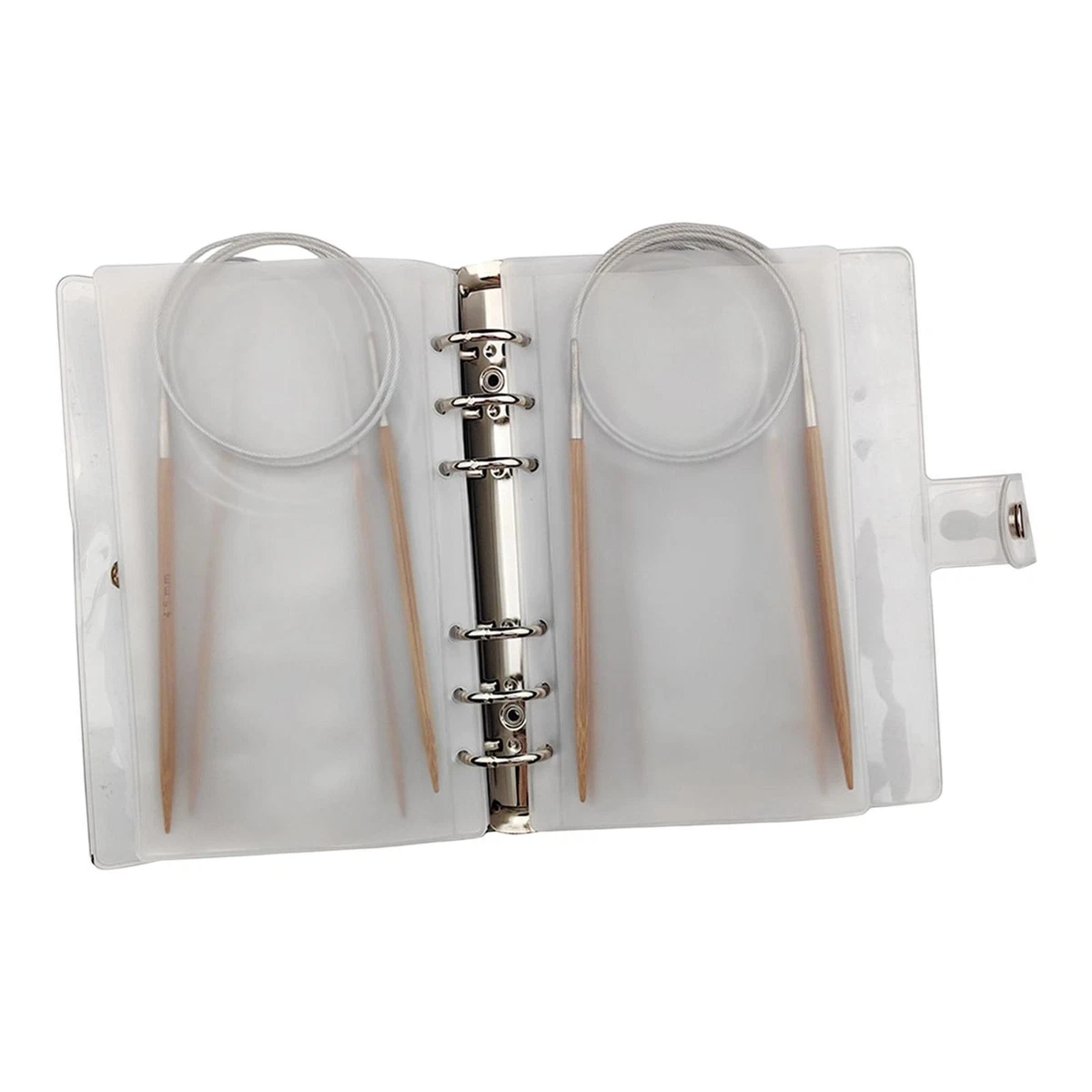 Coopay Set di 9 ferri circolari in acciaio inox 80 cm con