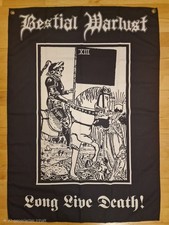 Bestial Warlust Long Live Death! Fahne 100x67...
