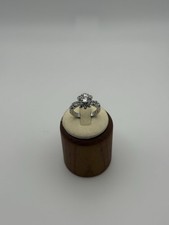 Sterling Silver 925 CZ Engagement Style Ring Size 7