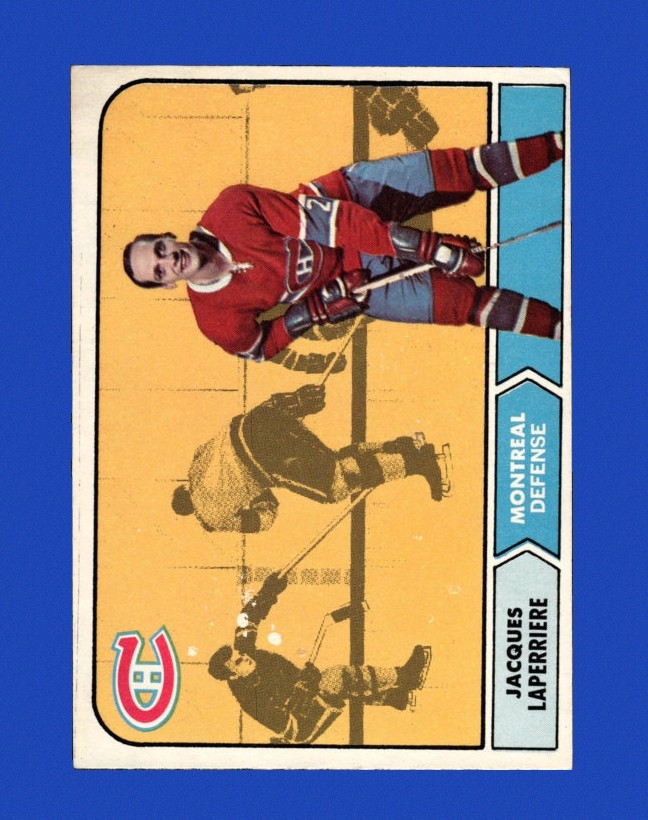 1968-69 O-Pee-Chee Set-Break # 58 Jacques Laperriere VG-VGEX *GMCARDS*