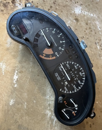 93-97 Honda Del Sol S instrument cluster Gauge 5 speed manual MT EG1 EG2 D15 - Picture 5 of 24