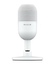 Razer Seiren Mini USB Microphone: Mercury Ultra-Compact Condenser White Used