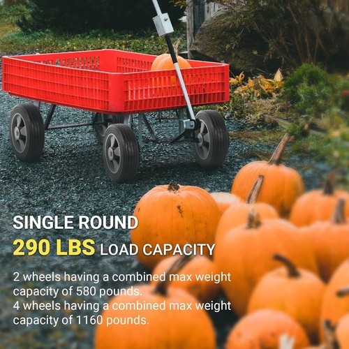 Universal 8" x 2" Vollgummireifen - keine Platten mehr für Trolleys & Handwagen - Bild 7 von 8
