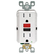 15 Amp 125-Volt Self-Test Tamper Resistant GFCI Outlet, White (4-Pack)