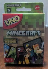 NEW UNO Minecraft Mattel Playing Cards