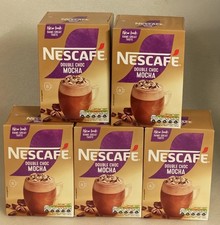 5 Box 40 Sachets NESCAFÉ Double Choc Mocha Coffee Office Morning Mug Drink Love