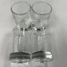 Jack Daniels Tennessee Whiskey Jack Fire Shot Glass 4pk New