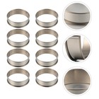 8pcs Mousse Molds Baking Tools Cake Cookies Molds Stainless Steel Moulds