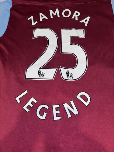 Original Authentic Reebok West Ham United 03/04 Home* ZAMORA 25* Mens Medium - Picture 7 of 7