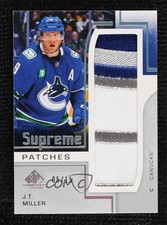 2024-25 Upper Deck SP Game Used Supreme Patch /15 JT Miller #SP-JM Patch