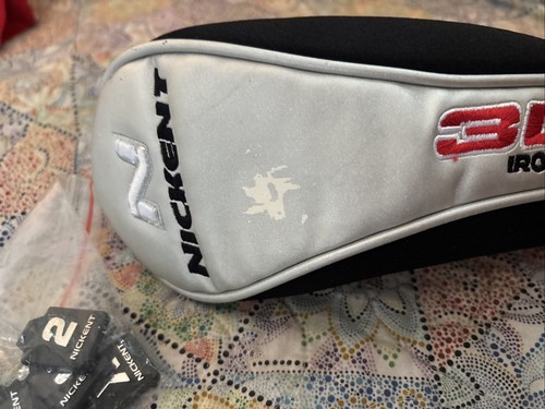 Nickent 3DX Ironwood Head Cover Golf Club New w/ Flaw (see pics) New Number Tags - Picture 3 of 5