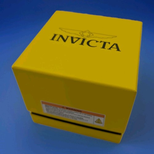 Invicta Speedway Chronograph Men’s Watch Yellow Strap Black Dial 100M New w/ Tag - Picture 9 of 11