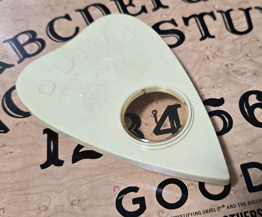 Vintage Ouija Board 1960s Wood Mystifying Oracle In Box William