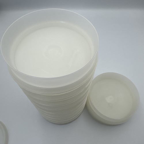 Vintage Tupperware 4" Hamburger Patty Press / Ring & 12 Freezer Keepers w/ Lid - Picture 16 of 18