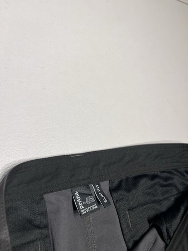 Prana Pants Men's 36x30 Gray Slim Fit Stretch Hiking Outdoor Work Nylon 36x29 - Picture 5 of 10