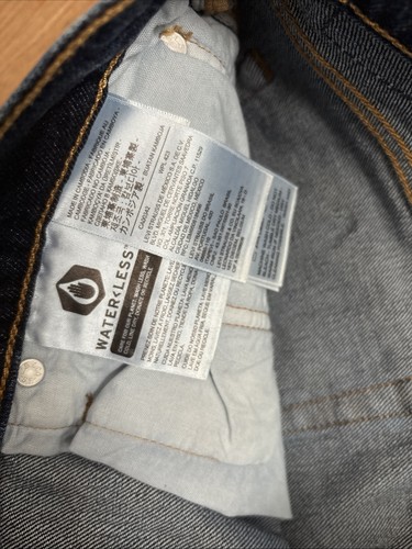 Levi’s 501 Skinny Jeans Women’s 32X28 Blue Denim Buttonfly High Rise NWT - Picture 6 of 11