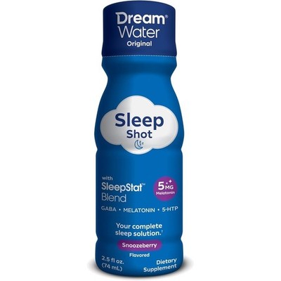 Dream Water Sleep Aid Shot - Snoozeberry Flavor - Single Shot.  GRATIS P+P