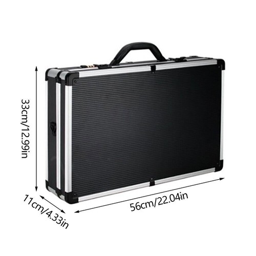 Barber Stylist Suitcase, Carrying Case For Clippers Trimmers Scissors Tool Box - Picture 4 of 38