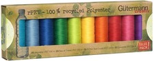 Gutermann rPET Polyester Sew-All Thread Set - 10 Spools Bright