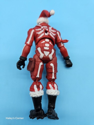 Fortnite Weihnachtsmann roter Totenkopf Skelett Figur Jazwares 6" Action Spielzeug - Bild 2 von 3