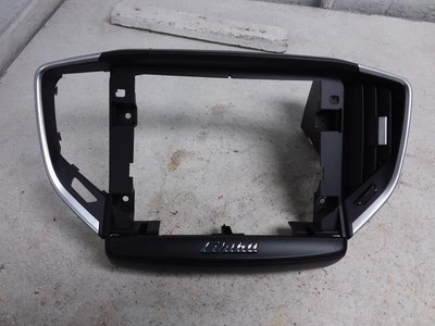 2017 MASERATI GHIBLI Display Dash Bezel With Dual Air Vents Black Aluminum OEM