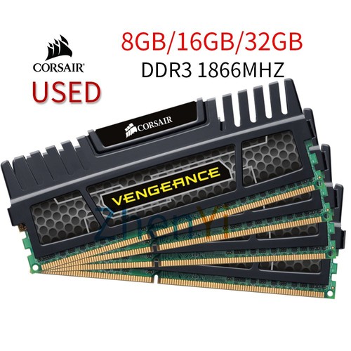 Corsair Vengeance 32GB 16GB 8GB DDR3 1866MHz 1600MHz CL10 Desktop Memory RAM LOT - Picture 10 of 10