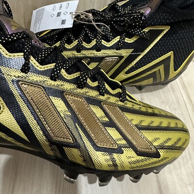 NEW! Adidas Freak 23 Inline Football Cleats Black/Gold