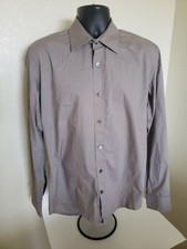 Tony Melillo Gray Dress Shirt NWT Size Large
