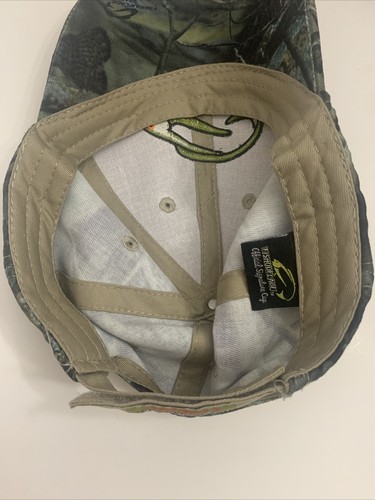 Fishouflage Crappie Fishing Hat Fish Camo Camouflage Adjustable Cap EUC - Picture 6 of 7