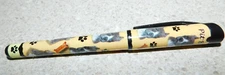 E&S Pets Pen Easy Glide Gel Pen, Refillable with A Perfect Grip Pitbull Yellow
