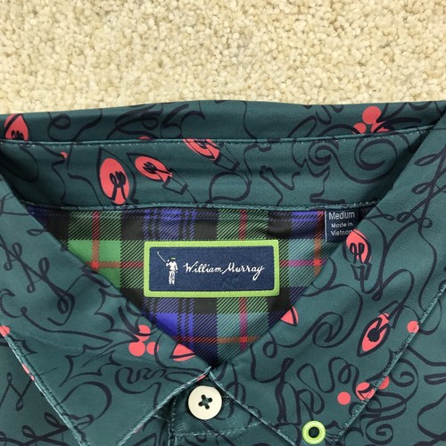 Nueva camisa polo de golf William Murray para hombre bombillas medianas índigo profundo - Imagen 4 de 8