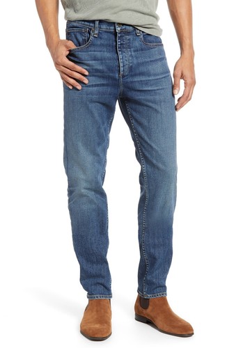 Rag & Bone Fit 2 Slim Straight Stretch Jean Denim Button Fly Mens 33 x 32 $250
