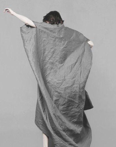 Linen cocoon cardigan. Linen kimono duster. Linen poncho cape. Linen Kimono robe - Picture 25 of 46