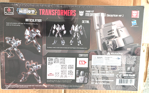 Transformers Flame Toys Furai Model Kit Megatron IDW (Decepticon Ver.) MISB New - Picture 2 of 2
