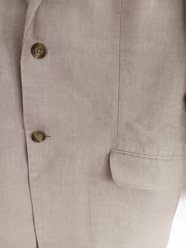Men's Concepts by Claiborne Nordic Coast Suit Jacket Linen Cotton M 40-42 - Picture 4 of 10
