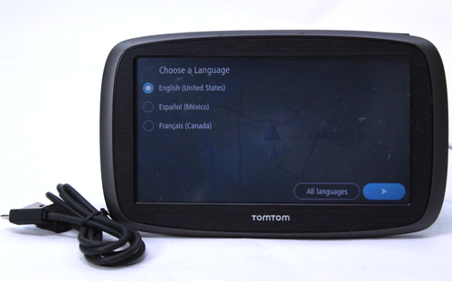 Tomtom GPS Navigation System Model 4FC64 - Tested Works! - Picture 1 of 4