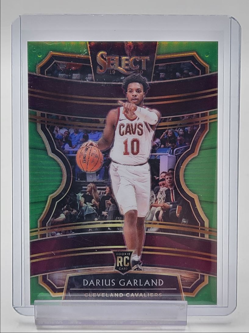DARIUS GARLAND 2019-20 SELECT CONCOURSE ROOKIE NEON GREEN PRIZM RC /75 Q3908