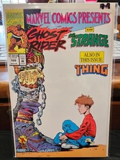 Marvel Comics Presents #105 Comic Book Thing Ghost Rider Dr Strange Wolverine